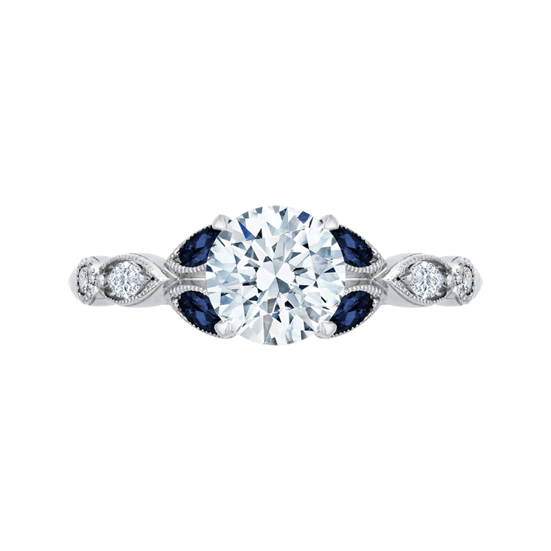 Carizza Engagement Ring-Semi-Mount