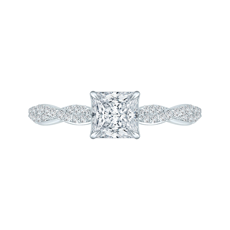 Carizza Engagement Ring-Semi-Mount